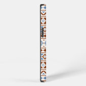 Aztec Essence Pattern II Rust Blue Cream iPhone Hoesje (Rechterkant)