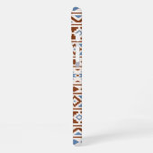 Aztec Essence Pattern II Rust Blue Cream iPhone Hoesje (Linkerkant)
