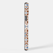 Aztec Essence Pattern II Rust Blue Cream iPhone Hoesje (Rechterkant)