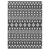 Aztec Essence Pattern II Wit op Zwart Klembord (Achterkant)