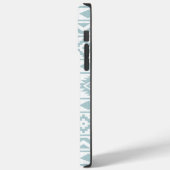 Aztec Essence Ptn III Eend Ei Blauw op Wit Case-Mate iPhone Case (Achterkant / Links)