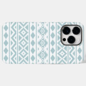 Aztec Essence Ptn III Eend Ei Blauw op Wit Case-Mate iPhone Case (Achterkant (horizontaal))