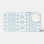 Aztec Essence Ptn III Eend Ei Blauw op Wit Case-Mate iPhone Case (Achterkant (horizontaal))