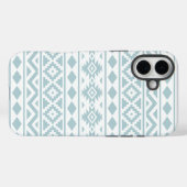 Aztec Essence Ptn III Eend Ei Blauw op Wit Case-Mate iPhone Case (Achterkant (horizontaal))