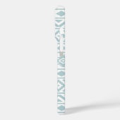 Aztec Essence Ptn III Eend Ei Blauw op Wit Case-Mate iPhone Case (Achterkant / Links)