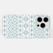 Aztec Essence Ptn III Eend Ei Blauw op Wit Case-Mate iPhone Case (Achterkant (horizontaal))
