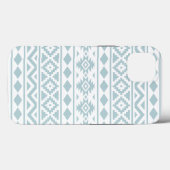 Aztec Essence Ptn III Eend Ei Blauw op Wit Case-Mate iPhone Case (Achterkant (horizontaal))