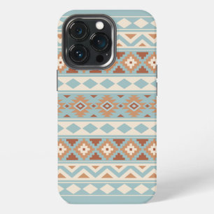 Aztec Essence Ptn IIIb Blauwe Crème Terracotta's iPhone 13 Pro Hoesje