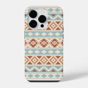 Aztec Essence Ptn IIIb Blauwe Terracotta Crème iPhone 14 Plus Hoesje