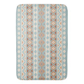 Aztec Essence Ptn IIIb Blue Cream Terracottas Badmat (Voorkant Verticaal)
