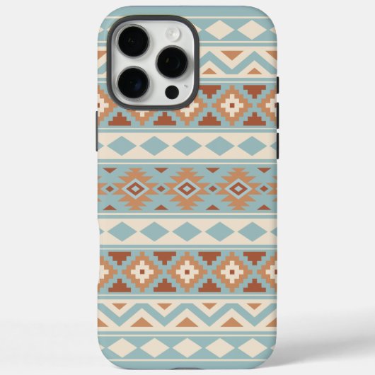 Aztec Essence Ptn IIIb Blue Cream Terracottas Case-Mate iPhone Case (Achterkant)