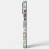 Aztec Essence Ptn IIIb Blue Cream Terracottas Case-Mate iPhone Case (Achterkant / Links)
