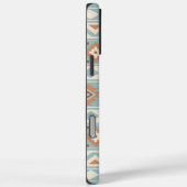 Aztec Essence Ptn IIIb Blue Cream Terracottas Case-Mate iPhone Case (Achterkant / Rechts)