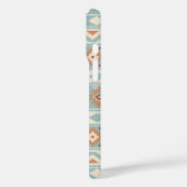 Aztec Essence Ptn IIIb Blue Cream Terracottas Case-Mate iPhone Case (Achterkant / Links)