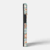 Aztec Essence Ptn IIIb Blue Cream Terracottas Case-Mate iPhone Case (Achterkant / Rechts)