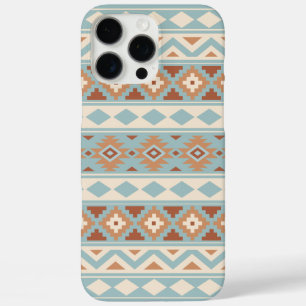Aztec Essence Ptn IIIb Blue Cream Terracottas iPhone 16 Pro Max Hoesje