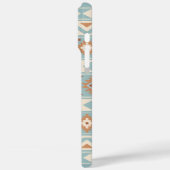 Aztec Essence Ptn IIIb Blue Cream Terracottas Case-Mate iPhone Case (Achterkant / Links)