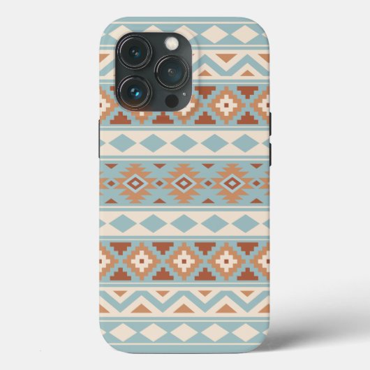 Aztec Essence Ptn IIIb Blue Cream Terracottas Case-Mate iPhone Case (Achterkant)