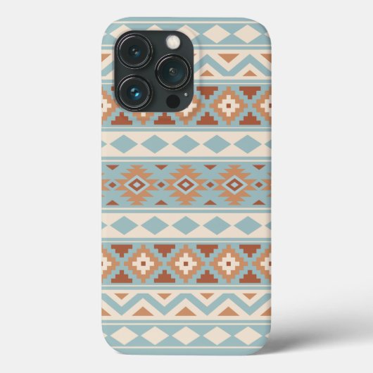 Aztec Essence Ptn IIIb Blue Cream Terracottas Case-Mate iPhone Case (Achterkant)