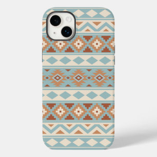 Aztec Essence Ptn IIIb Blue Cream Terracottas Case-Mate iPhone 14 Plus Hoesje