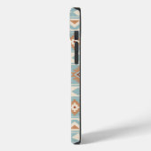 Aztec Essence Ptn IIIb Blue Cream Terracottas Case-Mate iPhone Case (Achterkant / Links)