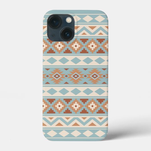 Aztec Essence Ptn IIIb Blue Cream Terracottas Case-Mate iPhone Case (Achterkant)