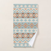 Aztec Essence Ptn IIIb Blue Cream Terracottas Handdoek (Handdoek)