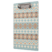 Aztec Essence Ptn IIIb Blue Cream Terracottas Klembord (Links)
