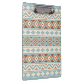 Aztec Essence Ptn IIIb Blue Cream Terracottas Klembord (Rechts)