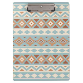 Aztec Essence Ptn IIIb Blue Cream Terracottas Klembord