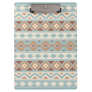 Aztec Essence Ptn IIIb Blue Cream Terracottas Klembord