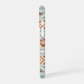 Aztec Essence PTN IIIb Blue Terracottas Cream iPhone 16 Hoesje (Linkerkant)