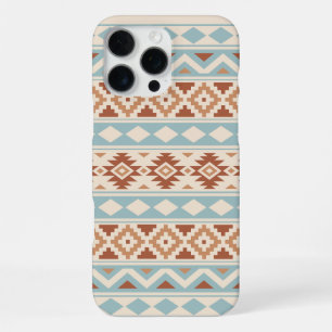 Aztec Essence PTN IIIb Blue Terracottas Cream iPhone 16 Pro Max Hoesje