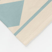 Aztec Essence Ptn IIIb Cream Blue Terracottas Fleece Deken (Hoek)