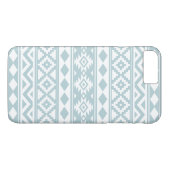 Aztec Essence Ptn IIIb Eend Blauw & Wit Case-Mate iPhone Case (Achterkant (Horizontaal))