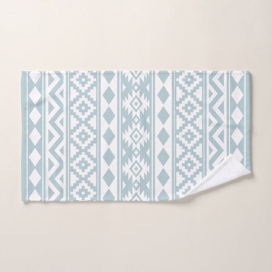 Aztec Essence Ptn IIIb Eend Blauw & Wit Handdoek (Handdoek)