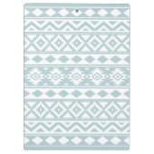 Aztec Essence Ptn IIIb Eend Blauw & Wit Klembord (Achterkant)