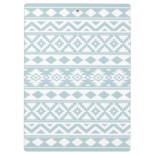 Aztec Essence Ptn IIIb Eend Blauw & Wit Klembord (Achterkant)