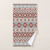 Aztec Essence Ptn IIIb Taupe Blue Crm Terracottas Handdoek (Handdoek)