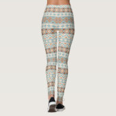 Aztec Essence RPT PTN IIIb Blue Cream Terracotta Leggings (Achterkant)