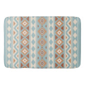 Aztec Essence V Ptn IIIb Blue Cream Terracottas Badmat (Voorkant)