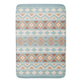 Aztec Essence V Ptn IIIb Blue Cream Terracottas Badmat (Voorkant Verticaal)