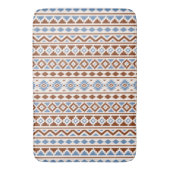 Aztec Essence Verticale PTN II Roest Blue Cream Badmat (Voorkant Verticaal)