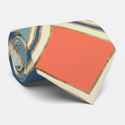 Aztec Ethnic Pattern Art Stropdas (Opgerold)