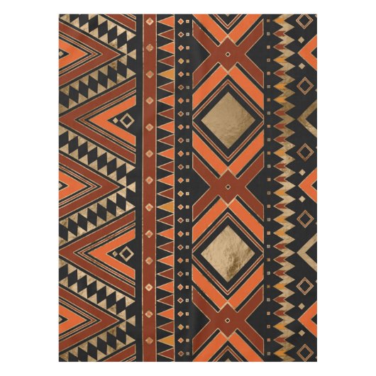 Aztec Ethnic Pattern Art Tafelkleed (Voorkant)