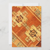 Aztec Fiesta Wedding Kaart (Achterkant)