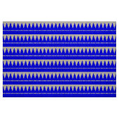 Aztec-gebergten - Blauw op wit Stof (Fat Quarter)