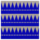 Aztec-gebergten - Blauw op wit Stof (Swatch)