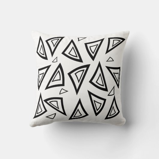 Aztec-geïnspireerd Abstract driehoekskussen Kussen (Achterkant)