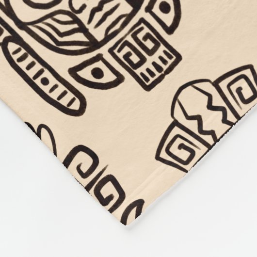 Aztec Geïnspireerd patroon Fleece Deken (Hoek)